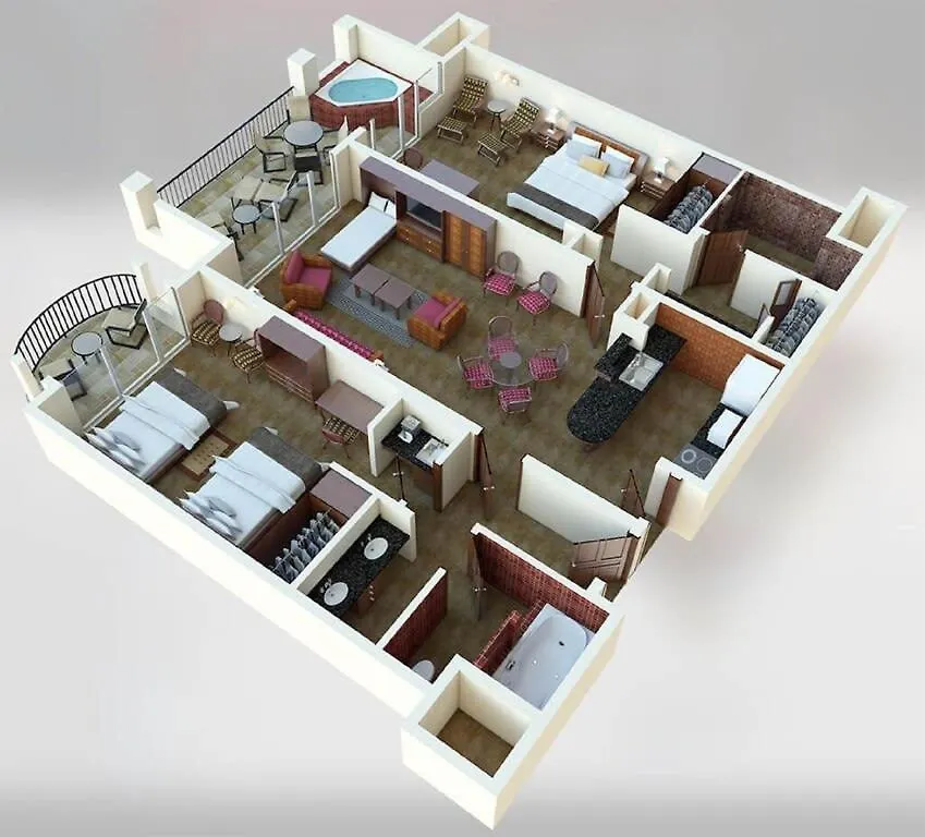 2Br Royal Haciendas Plunge Pool & Oceanview Playa del Carmen